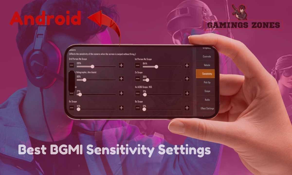 bgmi sensitivity settings for android