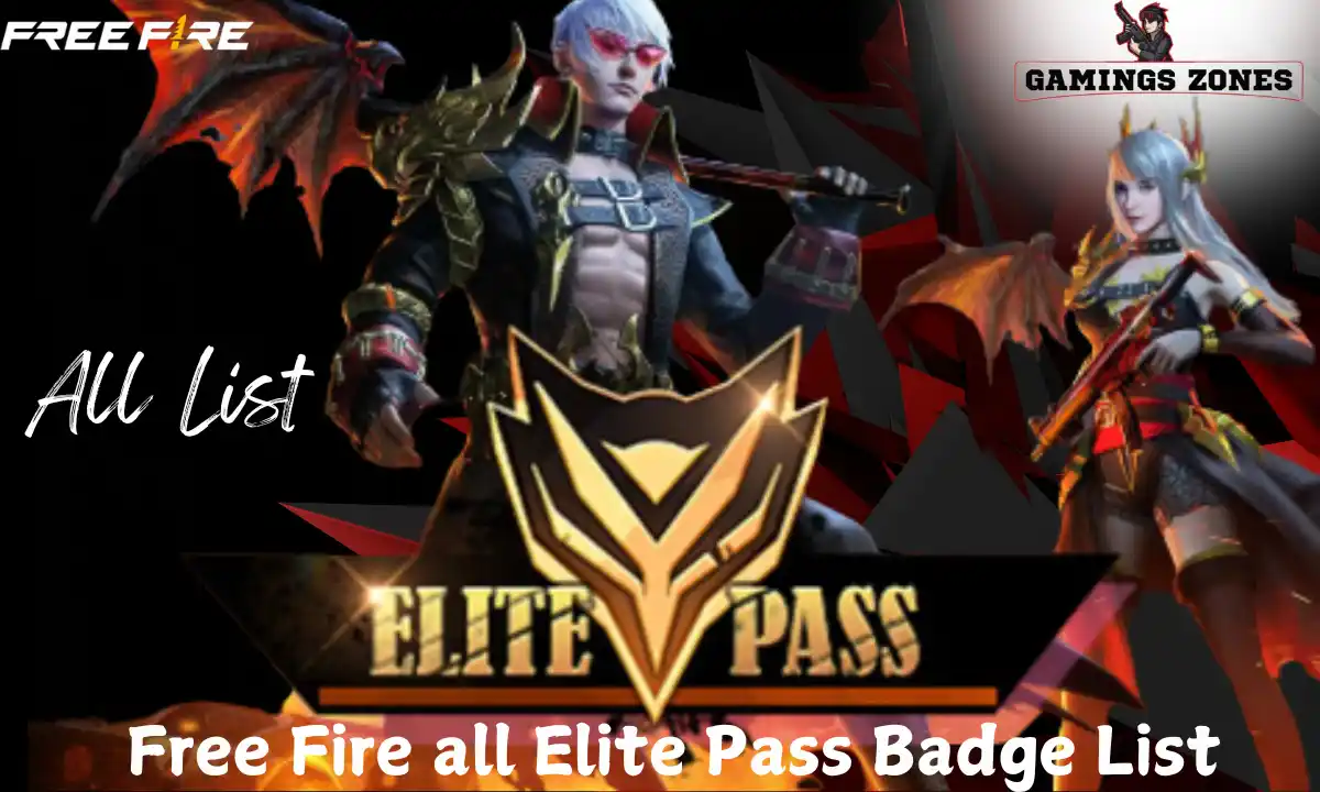 free fire all elite pass badge list